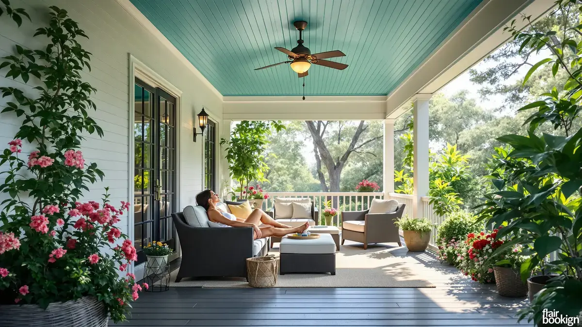 Waarom overheerst blauw op de plafonds van veranda’s in sommige landen, en zou u deze trend moeten volgen?