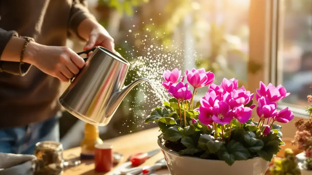 Ontdek hoe u uw cyclamen de hele winter moeiteloos kunt laten bloeien dankzij onze complete en praktische gids.