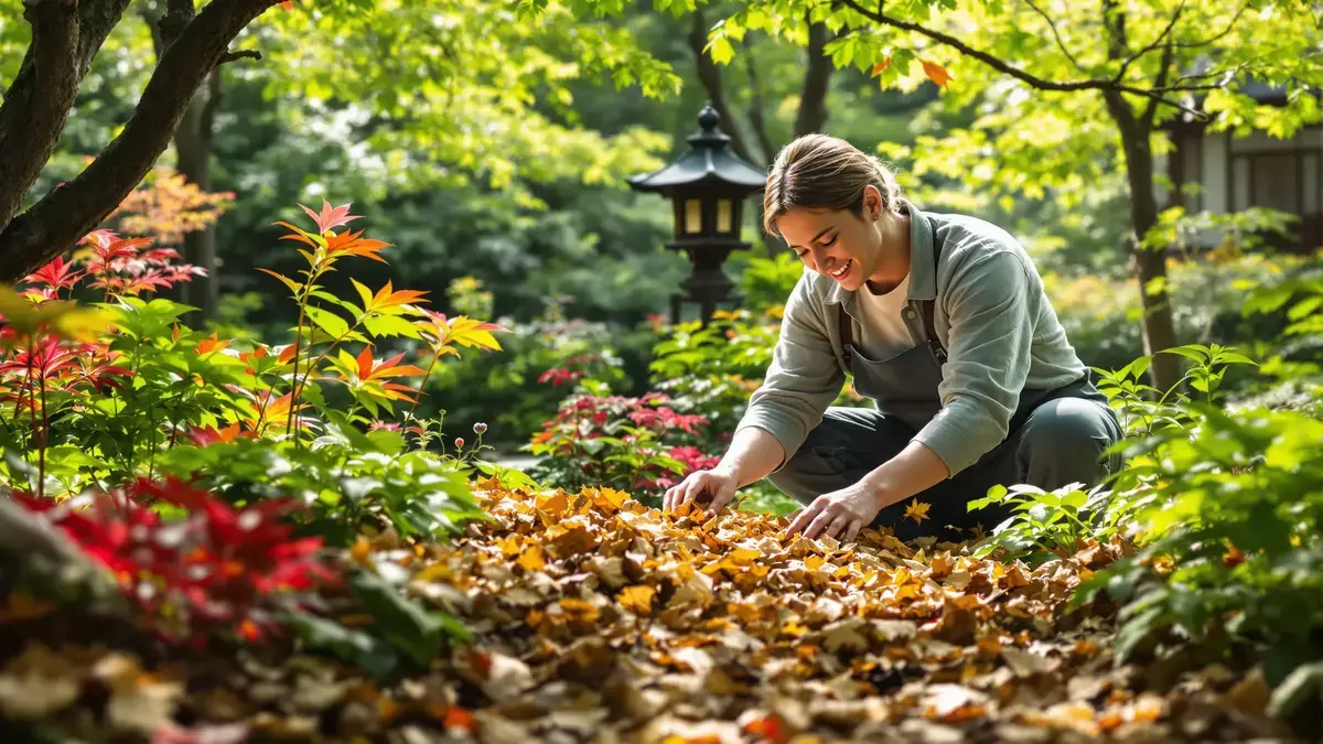 Japanse tuiniers overtuigden me om te stoppen met het in de compost gooien van mijn gevallen bladeren en dat veranderde mijn dagelijkse leven
