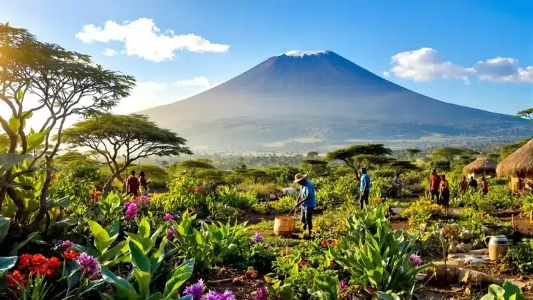 De plantendiversiteit van de Kilimanjaro in gevaar: traditionele tuinen als mogelijke oplossing