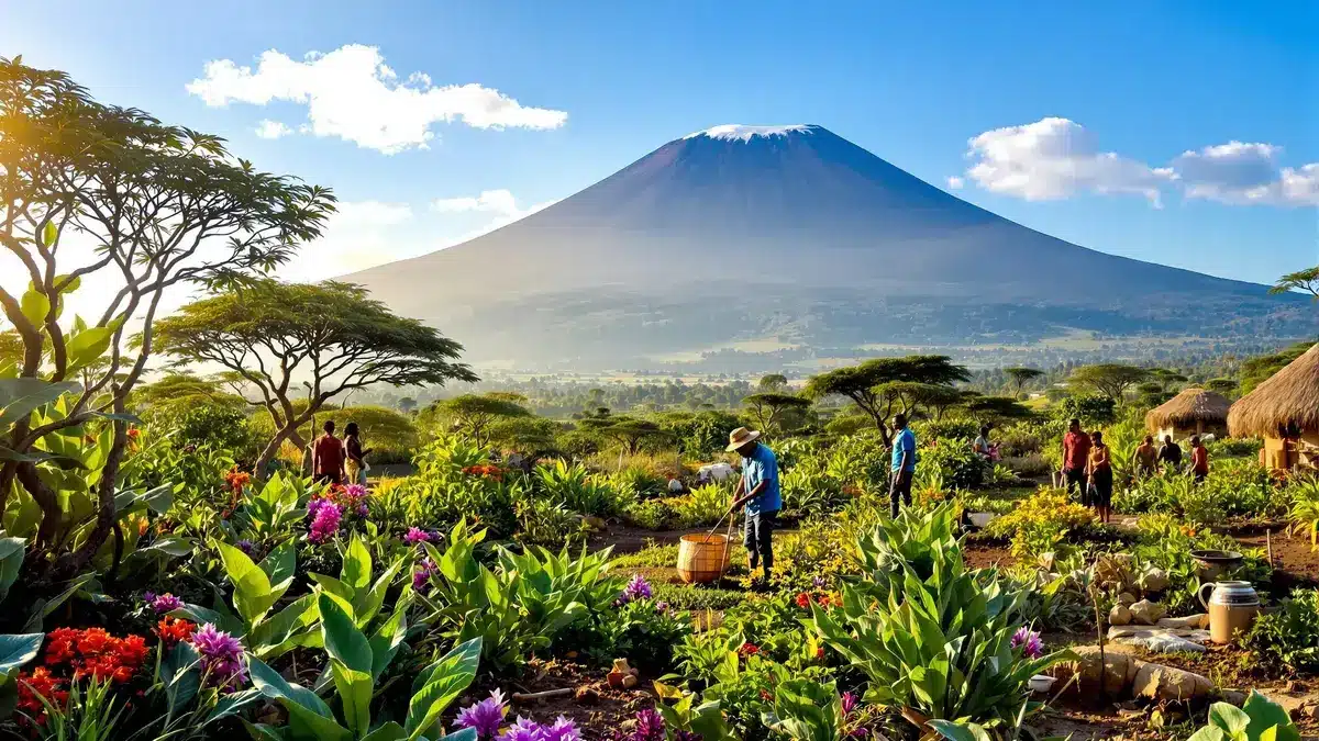 De plantendiversiteit van de Kilimanjaro in gevaar: traditionele tuinen als mogelijke oplossing