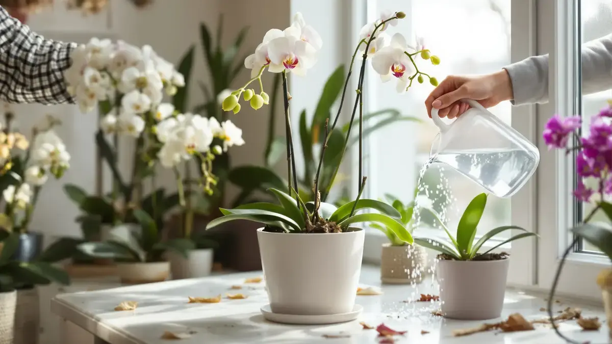De winter komt eraan: ontdek waarom het essentieel is de watergift voor uw orchideeën te verminderen.