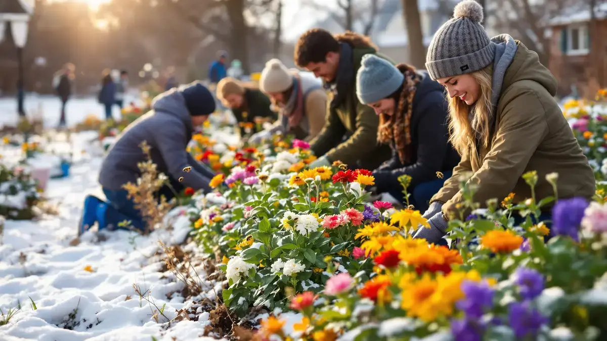 Winterbloemen planten: van cruciaal belang voor bijen en een oproep tot solidariteit met imkers